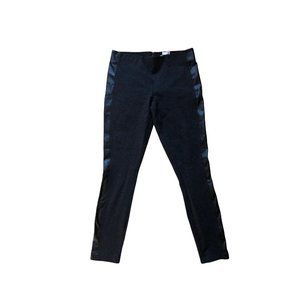 J.Crew Factory The Gigi Pant Charcoal Grey Faux Leather Trim 4